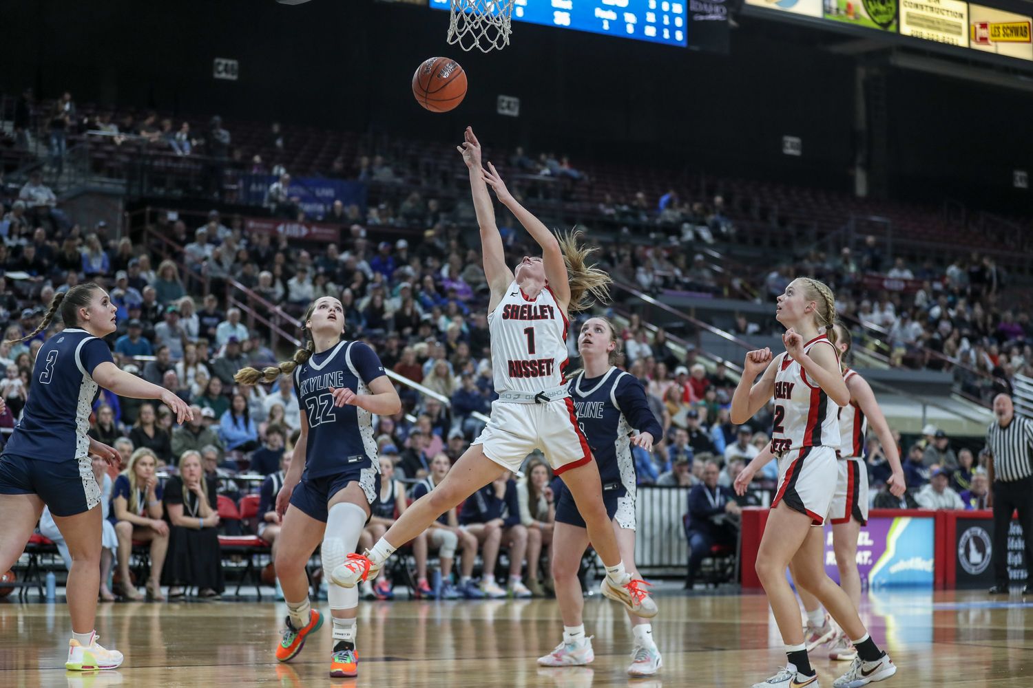 shelley skyline idaho girls basketball state championship 2024 Orr8